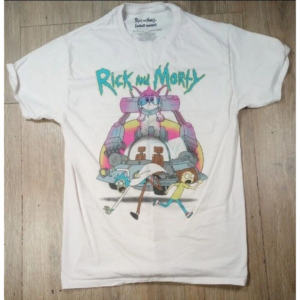 Rick & Morty Mens T-Shirt - Snuffles Super Intelligent Attack